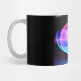 Poi spinning photograph at night Mug